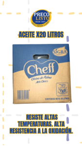 Aceite Chef x 3000ml